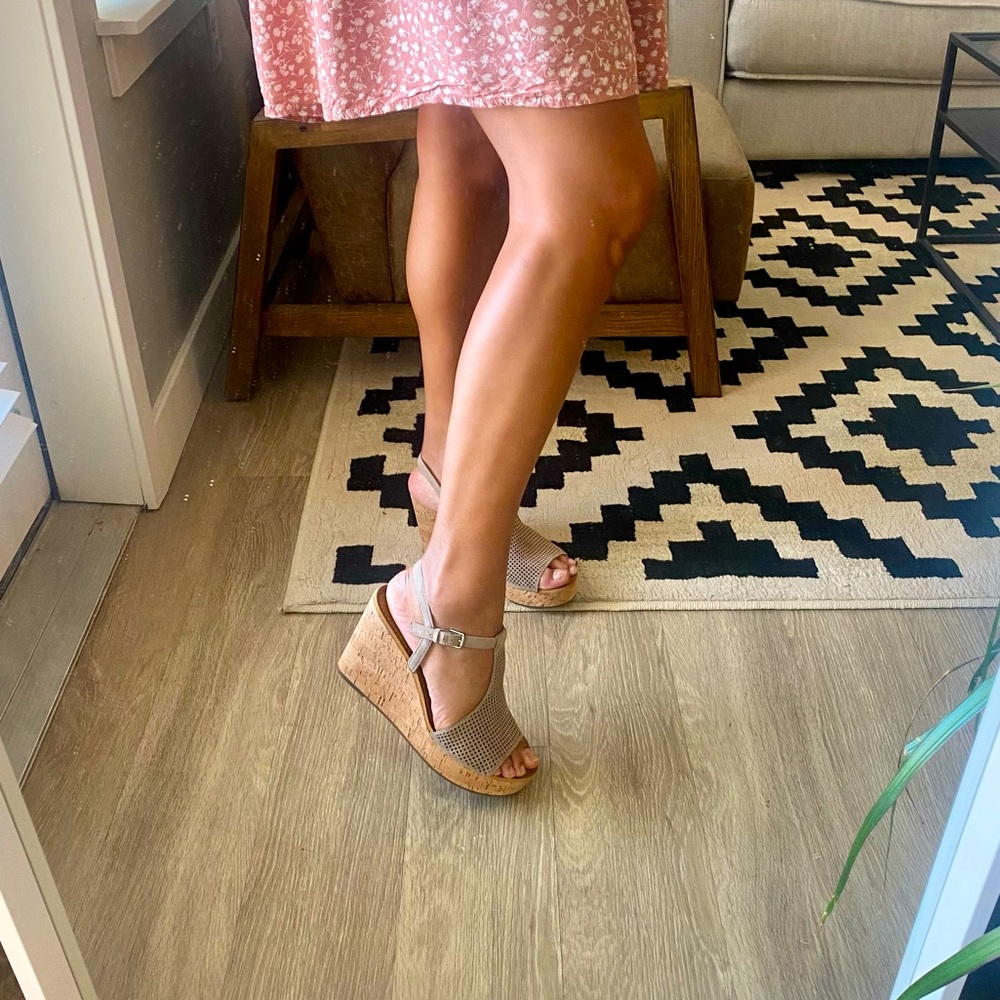 Franco Sarto Cork Wedges